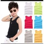 Boys colorful singlets 6pieces 