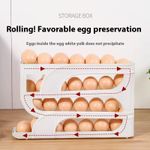 product_image_name-Generic-Slide Rolling Egg Storage Box for Home Refrigerator Side Door Kitchen Egg Retrieval Tool New Automatic Egg Rolling Rack-1