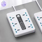 6ways Extension Sochet With USB Ports And  1 Type C Port