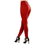 Ladies Thick Leggings - Wine