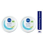 NIVEA Soft Moisturizing Cream- 200ml (Pack of 2)
