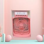 Mini USB Air Conditioner And Humidifier Fan With Led Night Light - image 2
