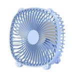 Generic Portable USB Desk Quiet Strong Airflow Cooling Home And Office USB Fan blue - image 4