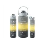 3IN1 LARGE CAPACITY INSULATED STRAW ORIGINAL PLASTIC WATER BOTTLE