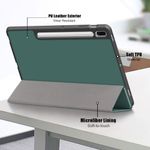 Generic For Samsung Galaxy Tab S7 FE 12.4 Solid Color TPU Horizontal Flip Tablet Leather Case - image 6