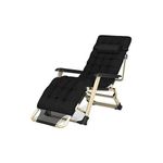 Generic Adjustable Outdoor Relaxing Chair With Cushion- BLACK - image 2