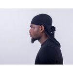 Titan Durags Plain Black Titan Durag - image 2