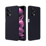 Redmi Note 12 Pro 5G Smooth Silicon protective Black Case
