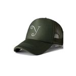 Design Breathable Face Cap: Army Green