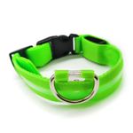 Generic USB Rechargeable LED Pet Collar - Light Up Night Safety Dog Collar (White, L) - image 6