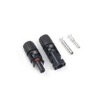 Generic 10 Pairs MC4 Waterproof Male/Female Pin Connector