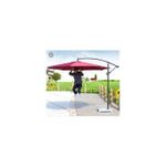 Outdoors Canopy Umbrella Parasol With Marble Base
