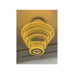 Generic 5 ring LED unique drop pendant chandelier light - image 3