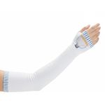 1 Pair Sun-Proof Ice Sleeves Breathable Elastic Sports Gloves Summer Armsleeve Arm Cover 