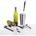 Generic 8Pcs Bottle Cleaning Brush Set, Long Handle Multipurpose Cleaner Brushes for Water Bottle - image 7