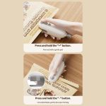 Generic Magnetic Mini Sealer Machine Rechargeable Food Saver with Type-C(White) - image 2