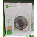 Duration Power 6-Inch Rechargeable Air Circulation Fan (DP-7652)