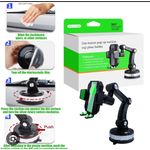 Generic One Button Pop-up Suction Cup Phone Holder