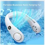 NEW Portable Bladeless Hanging Rechargeable NECKFAN