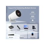 Generic New HY300 Mini Smart Projector Set – Comes with 2 Gaming Controllers, Charging Cable & Remote - image 4