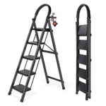 5 STEPS FOLDABLE HAND GRIP LADDER