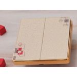 Luxury Gold-Trim 2-Gang Decorative Wall Light Switch.
