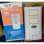 AKT 100w Solar Street Light With Inbuilt Panel