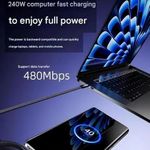 Generic Foldable Stand Data Cable 2-in-1 Charging Cable 240W - image 2