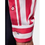 product_image_name-Hawes & Curtis-Slim Fit Red & White Stripe Shirt-5