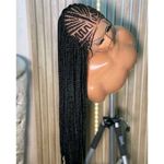 Fair Luxury braided wig with full lace frontal