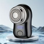 Generic Men'S Professional Electric Mini Shaver, USB Beard Shaver with Smart Digital Display, Easily Shave