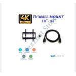 Wall Mount Bracket For Tv Shelf- 14'’-42" HDMI