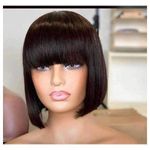 Classy Fringe Short Straight Wig