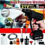 Wireless High Pressure Car Washer Gadget 48V- 1500mAh