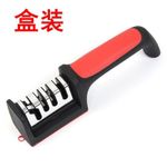Generic 3 Stage Knife Sharpener Kitchen Tool Manual Sharpening Machine - Professional & Easy To Use Knife Grinder - image 3
