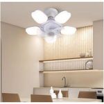 Generic 2-in-1 Ceiling Fan with LED Light, Fan with E27 Remote Control, Smart Ceiling Fan – 3 Speeds – 50W - image 8