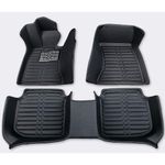 Car Leather Foot Mat / Customize 5D Car Floor Mat Carpet/Rug