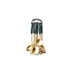 Stainless Steel Kitchenware Set Luxury Golden Cooking Spoon
