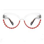 product_image_name-Fashion-Transparent Red Leopard Brown Tr90 Plastic Titanium Optical Eyeglasses-4