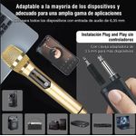 product_image_name-BOMGE-Wireless Handheld Microphone,Metal Dual VHF Cordless Dynamic-3