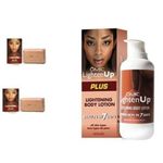 Lighten Up Plus Lightening Body Lotion+ 2 Pack Exfoliating Soap