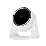product_image_name-Generic-Wireless Bluetooth Speaker  Wireless Charging and Phone Holder 3 in 1 with Backlight White-1