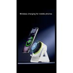 product_image_name-Generic-Wireless Bluetooth Speaker  Wireless Charging and Phone Holder 3 in 1 with Backlight White-6