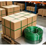 Generic 16mm Heavy-Duty Green Plastic Packing Strap / Strapping Band Roll - image 2
