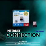 LB-LINK 150Mbps WIFI RECEIVER FOR INTERNET CONNECTIONS