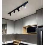 Generic 30w 4in1 TrackLight Adjustable Track Ceiling/wall Spotlight 4 in 1 – Black