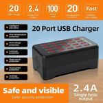 Generic 20 Multi Port USB Smart 100W Charging Station - image 3