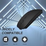 product_image_name-Generic-Bluetooth Dual Mode Enhanced Wireless Mouse - Matte Black-2