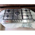 Kima X Built In Gas Hob Stainless Steel 5 Burner Silver