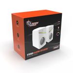Porodo Gaming Stereo Speakers Volume Knob Control-white - image 3